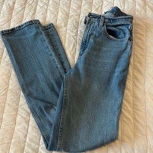 Abercrombie the 90’s straight ultra high rise jeans